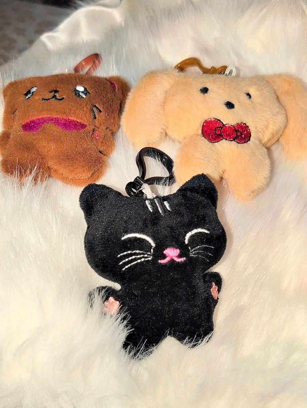 Plush Animal Keychain BagCharms